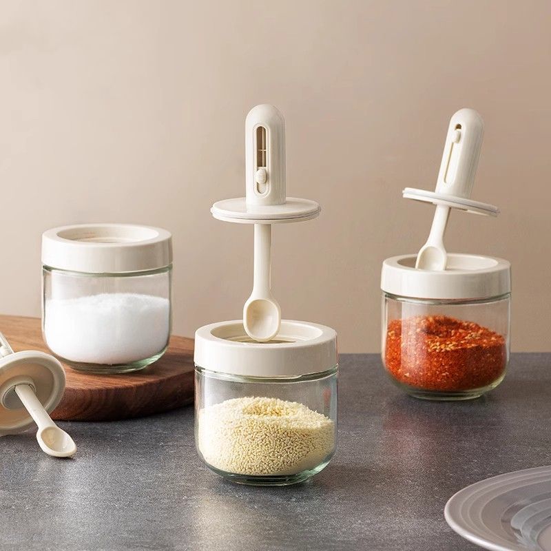 Hopfällbar och lufttät kryddbehållare