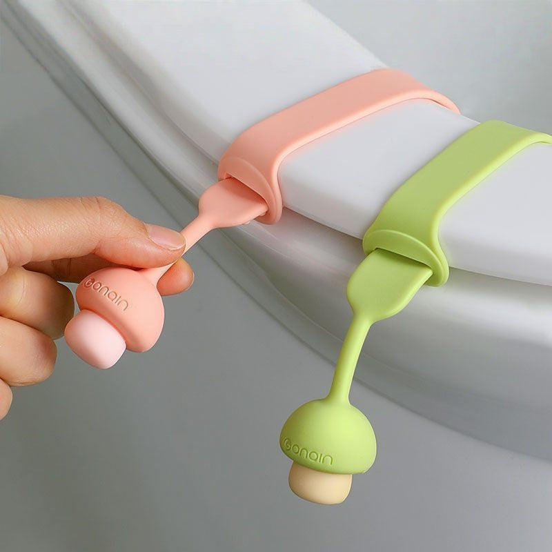 Justerbar toalettlyftare i silikon