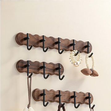 Förkortning: Europastil Trä Hängkrok med Stark Belastning utan Borrlösa Installation