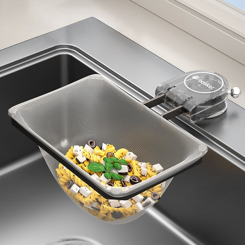 Vikbar silhållare för diskhon med sugpropp