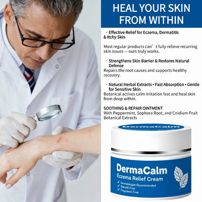 👍Official Store:DermaCalm Magnesium Herbal Intimate -Fast Relief for Psoriasis & Eczema|No-Rub, Steroid-Free,[Unisex]-Tax Free