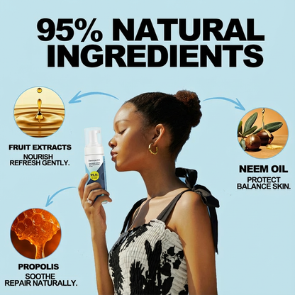 Sensitive Feminine Wash - Herbal Infused - PH Balanced Plant Based Natural Hygiene Products - 5.51 Fluid Oz