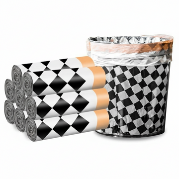 Miljövänliga nedbrytbara soppåsar