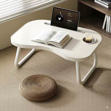 Hopfällbart bågformat litet bord
