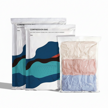 Vakuumförvaringspåsar med Elektrisk Pump – För Täcken &amp; Kläder