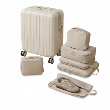 Reseförvaringsväskor – 7-delars set i vattentåligt oxfordtyg