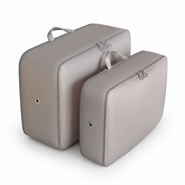 Komprimerbar förvaringspåse för täcken