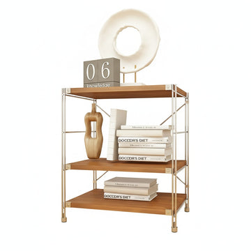 Miljövänlig golvstående hylla – Flera lager för smart förvaring