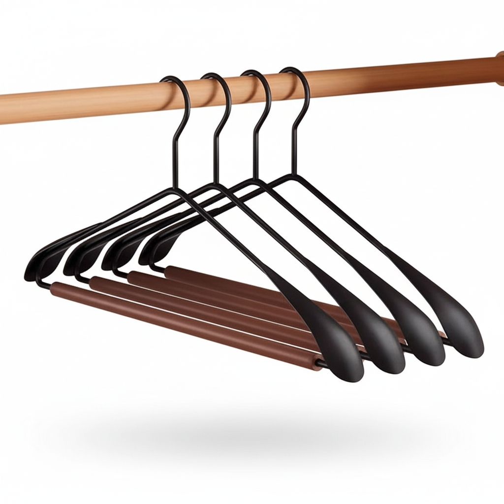 Miljövänlig bokträ galge – halkfri & spårlös