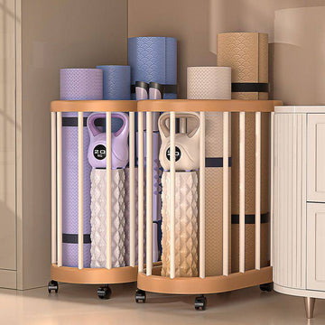 Förvaringskorg för yogamattor och träningsutrustning