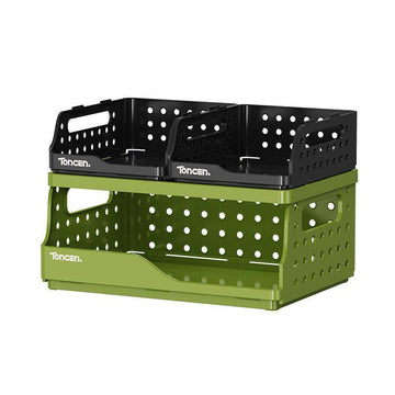 Hopfällbar förvaringshylla för skrivbordet