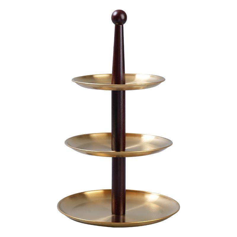 Flerlagrad förvaringsbricka i rostfritt stål