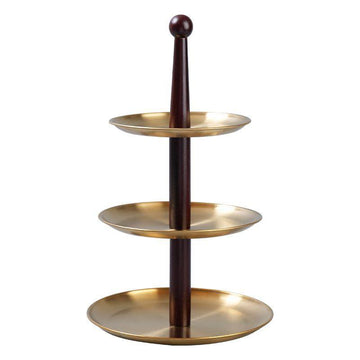 Flerlagrad förvaringsbricka i rostfritt stål