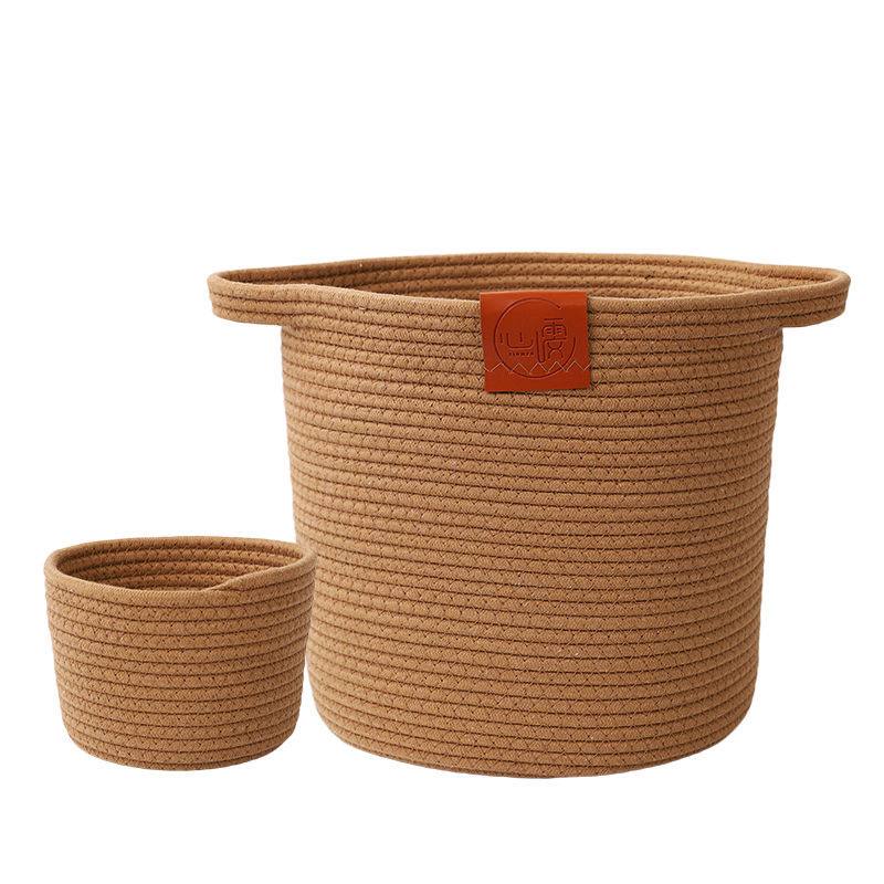 Förvaringskorg i bomullstyg (Köp 1 få 2)