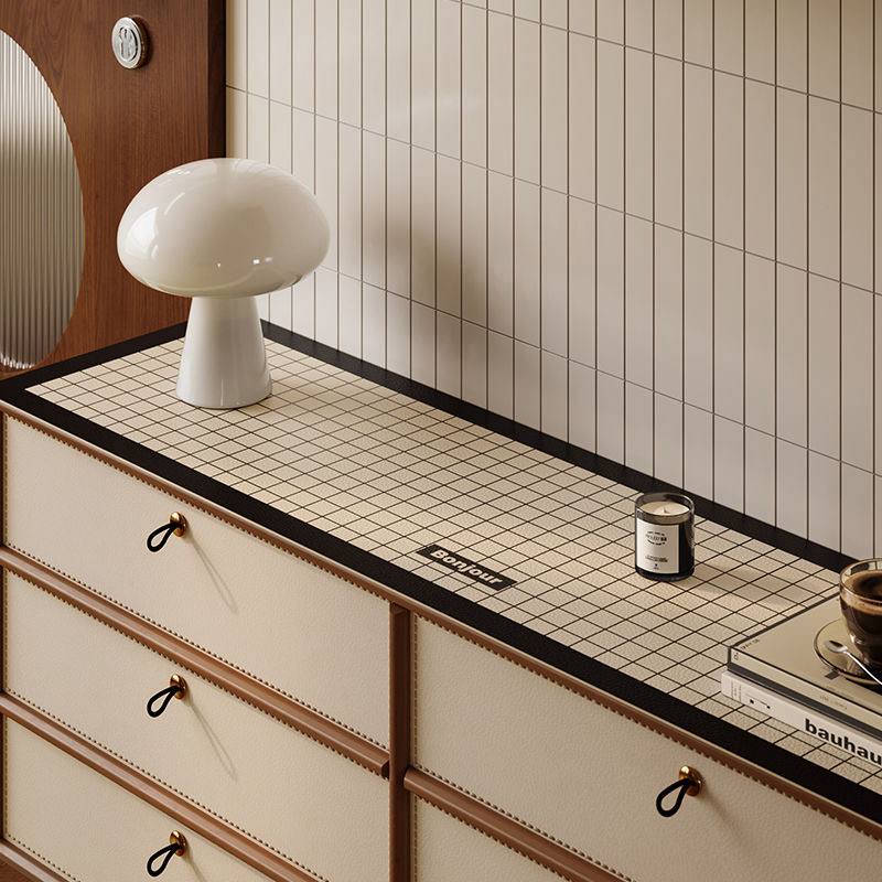 Rektangulärt bordsunderlägg – Modern mosaikdesign