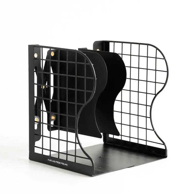 Metall hopfällbart dokumentställ – Justerbart bokstöd för kontor och hem