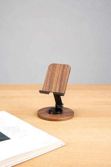 Trädesign Mobil-/iPad Stativ – Justerbart &amp; Stabilt