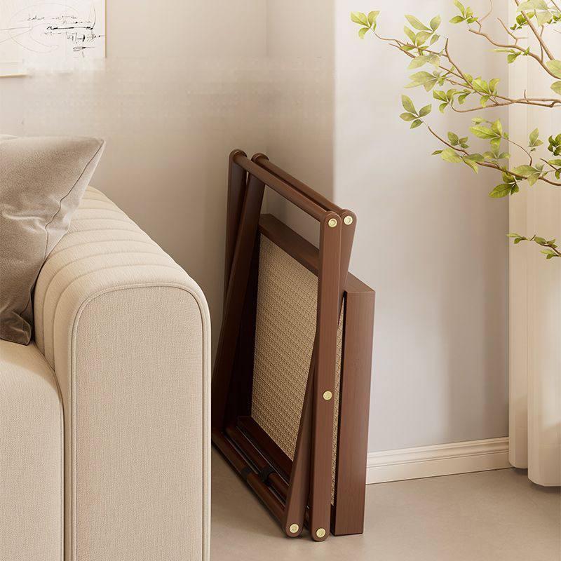 Hopfällbart soffbord i bambu