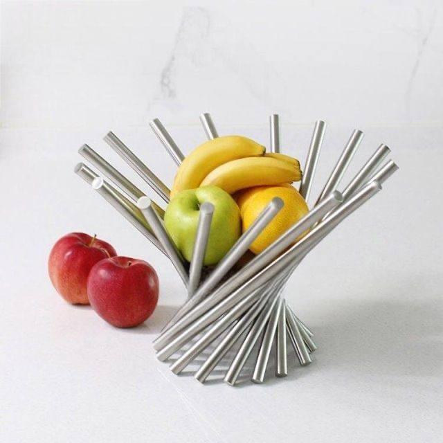 Da Vinci fruktkorg i rostfritt stål
