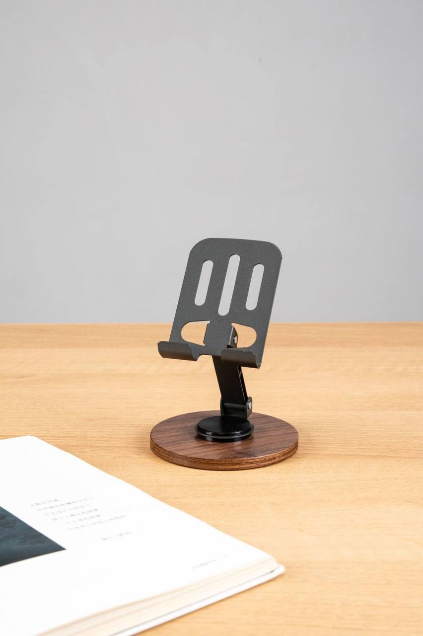 Trädesign Mobil-/iPad Stativ – Justerbart &amp; Stabilt