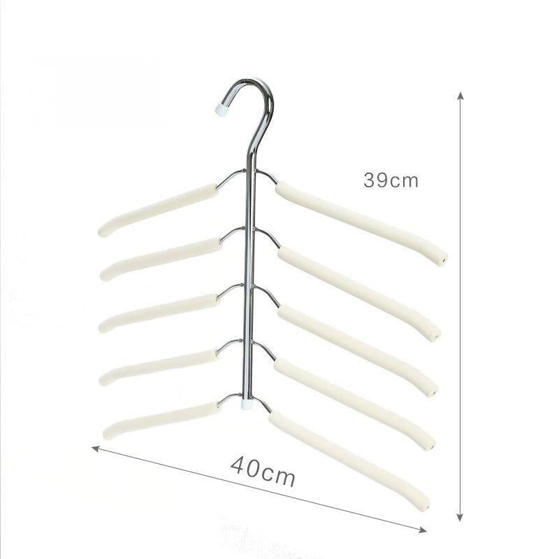 Metall Klädhängare med Flera Lager – Spara Plats &amp; Organisera