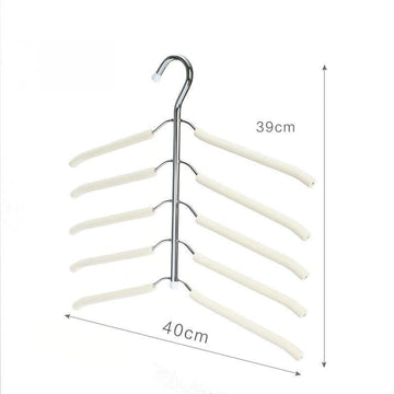 Metall Klädhängare med Flera Lager – Spara Plats &amp; Organisera